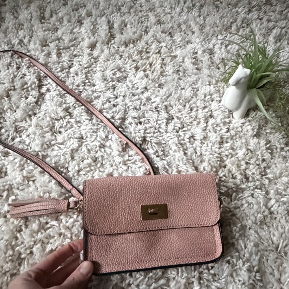Chic Blush vintage y2k pastel pink 2000s purse Crossbody Bag your style with thi - Picture 5 of 6